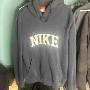 Vintage nike navy blue hoodie